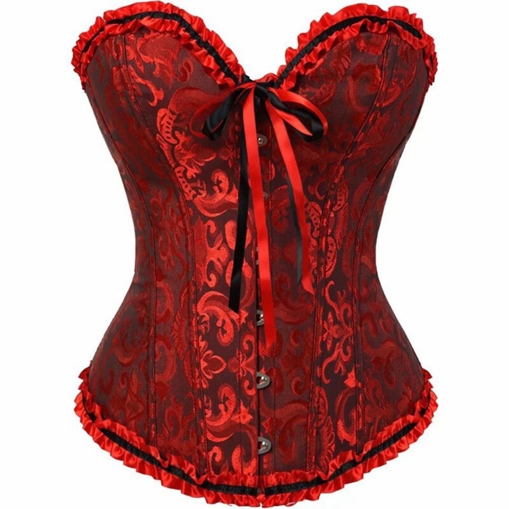 Flexehag™ Satin Romantic Curve Longline Corset
